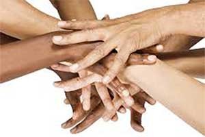 hands cooperating