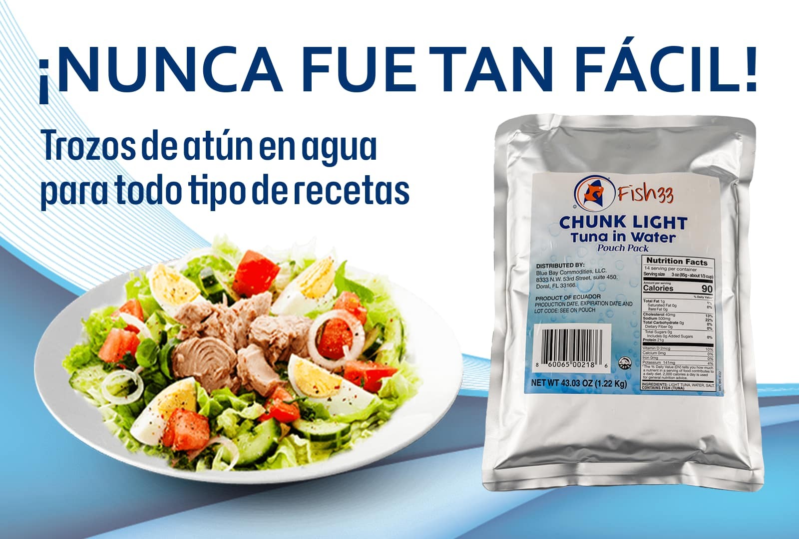 Anuncio de Mercatoria de producto tuna en agua